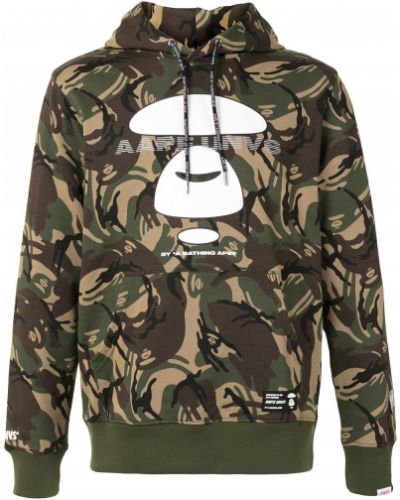 Sudadera con capucha Aape By *a Bathing Ape® verde