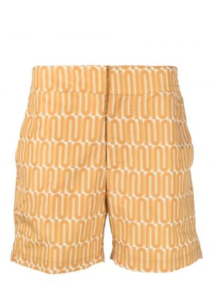 Trykt shorts Frescobol Carioca gull