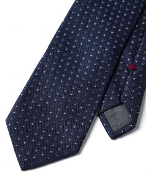 Jedwabny krawat żakardowy Brunello Cucinelli
