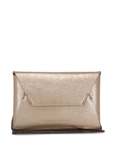 Læder clutch Brunello Cucinelli