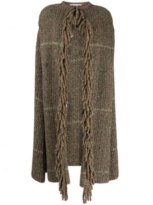 Chunky tweed mantel Stella Mccartney braun