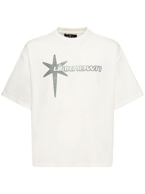 Със звездички тениска Unknown бяло