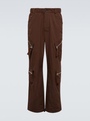 Pantaloni cargo di cotone Jacquemus marrone