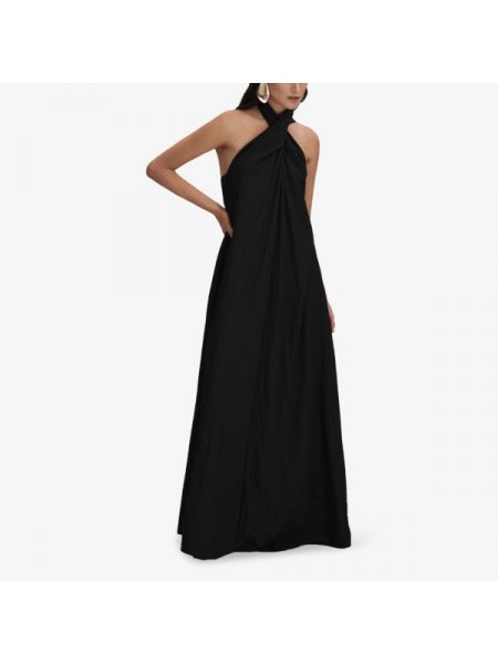 Длинное платье Reiss черное