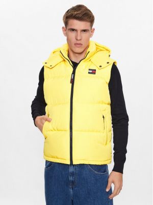 Gilet di jeans Tommy Jeans giallo