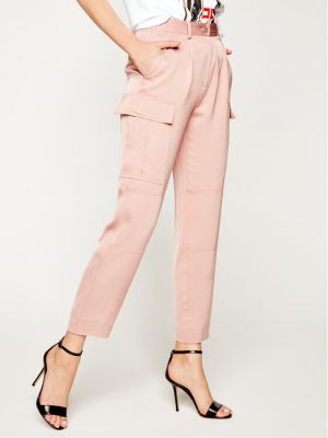 Карго панталони Calvin Klein розово
