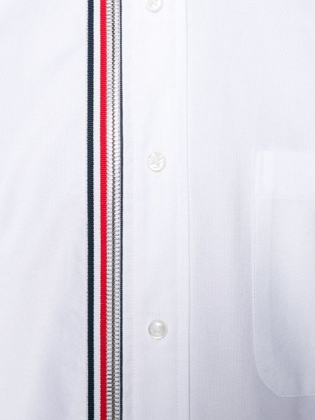 Camisa a rayas Thom Browne blanco