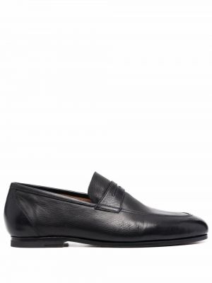 Slip-on skinn loafers Bally svart