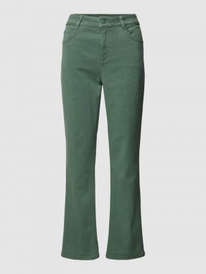 Spodnie z kieszeniami Comma Casual Identity zielone