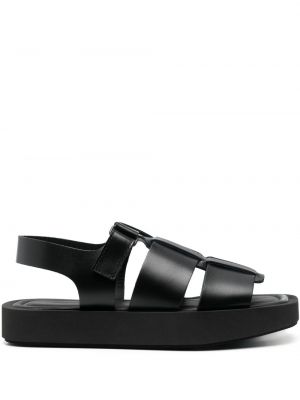 Usnjene sandali By Malene Birger črna