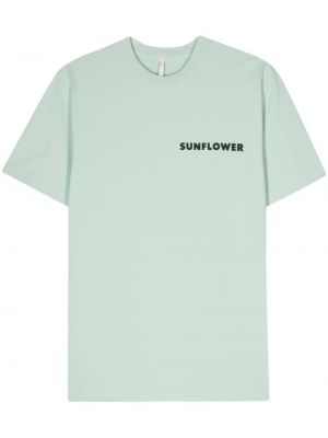 T-shirt à imprimé Sunflower vert