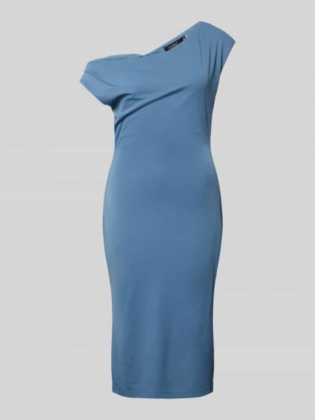 Sukienka midi w jednolitym kolorze Lauren Ralph Lauren