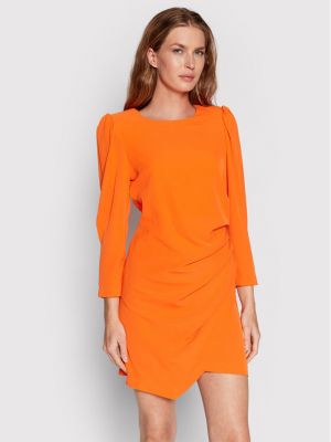Коктейлна рокля Kontatto оранжево
