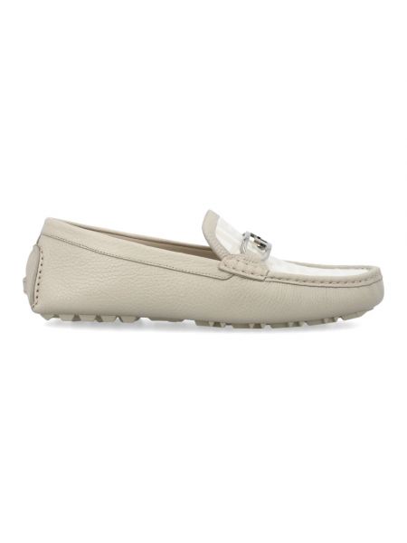 Białe loafers Fendi