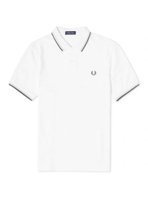 Футболка-поло Fred Perry Twin Tipped белый