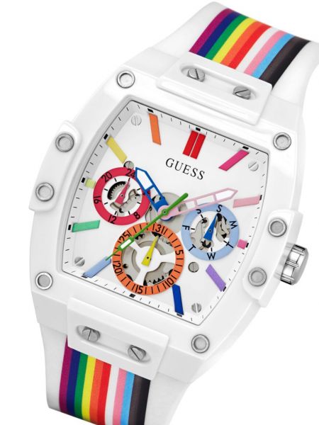 Zegarek Guess Usa biały