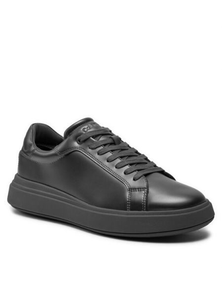Чорні мереживні кросівки на шнурівці Calvin Klein