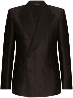 Anzug mit print Dolce & Gabbana schwarz