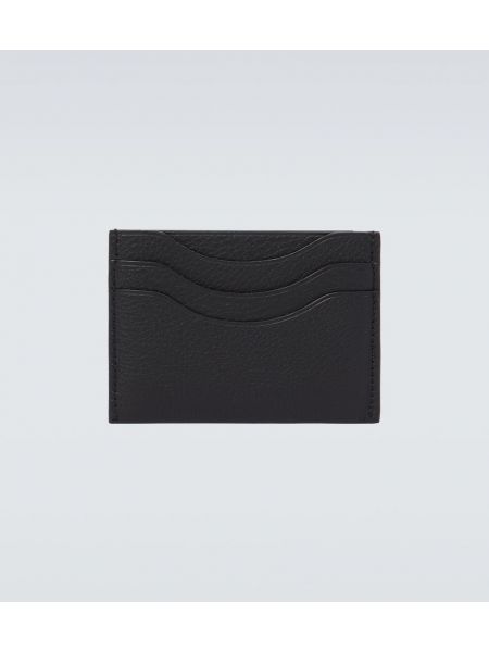 Kožená peněženka Loro Piana černá