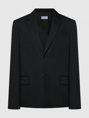 Шерстяной пиджак Off-white черный