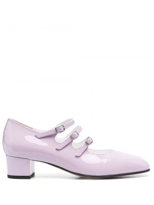 Pantofi loafer cu cataramă Carel Paris violet