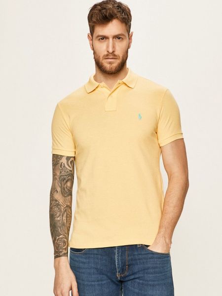 Поло тениска Polo Ralph Lauren жълто