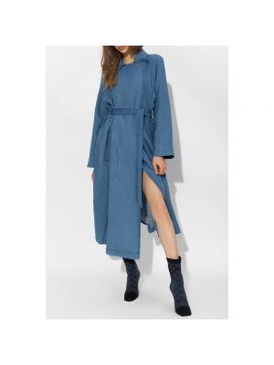 Mantel mit taschen Emporio Armani blau