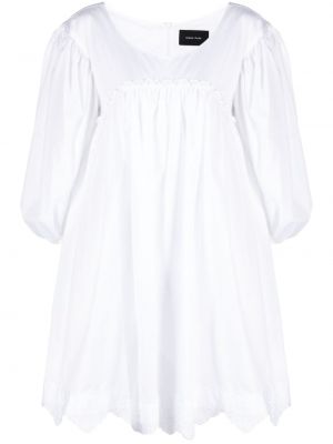 Памучна рокля Simone Rocha бяло