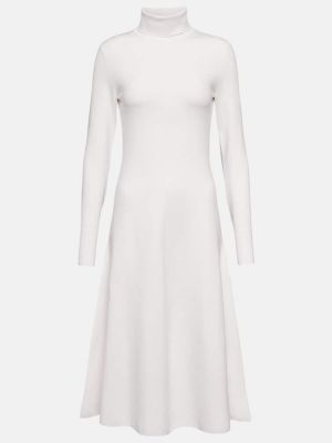 Jedwabna sukienka midi Joseph biała