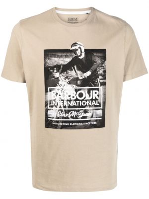 Тениска с принт Barbour International