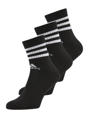 Ριγέ ψηλές κάλτσες Adidas Sportswear μαύρο
