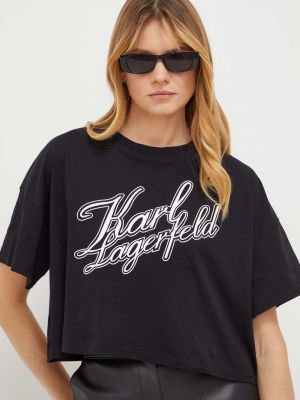 Bombažna majica Karl Lagerfeld