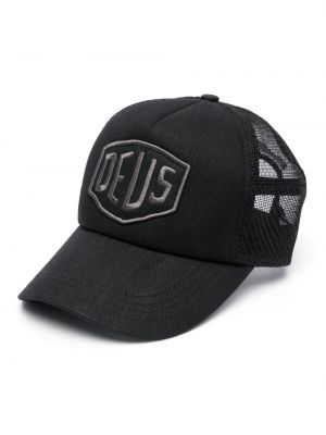 Haftowana czapka Deus Ex Machina czarna