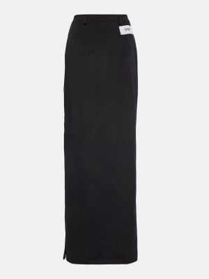 Falda larga Dolce&gabbana negro