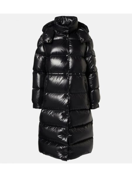 Alas pitkä takki Moncler musta