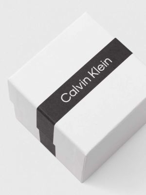 Kožený náramek Calvin Klein černý