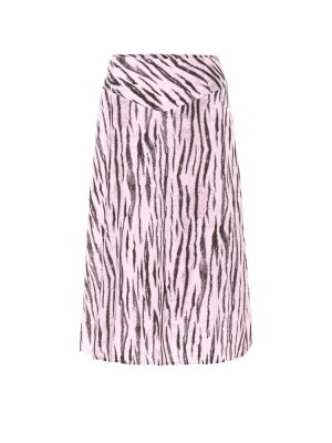 Midi suknja s printom s uzorkom tigra Baum Und Pferdgarten ružičasta
