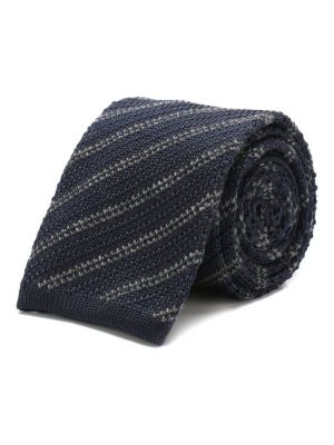 Кашемировый шелковый галстук Tom Ford синий