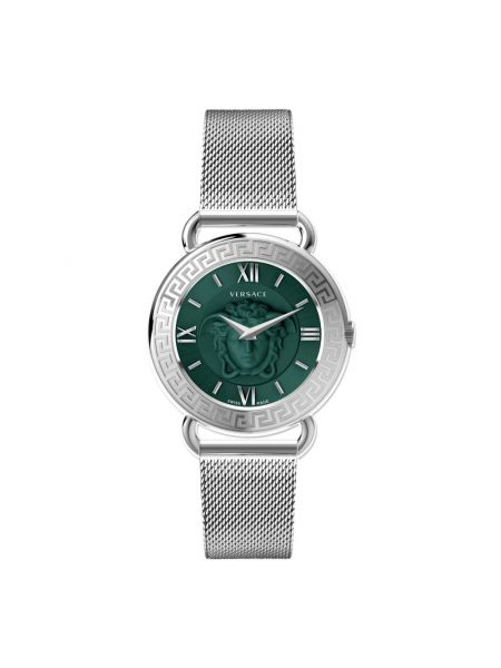Armbanduhr aus edelstahl Versace grün