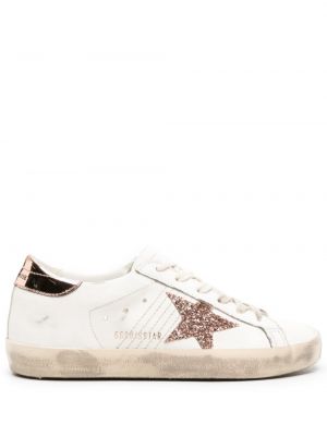 Yıldız deseni deri sneaker Golden Goose