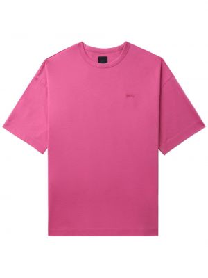 Pamut hímzett póló Juun.j rózsaszín
