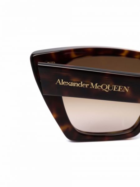 Sluneční brýle Alexander Mcqueen Eyewear hnědé