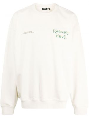 Sweatshirt mit stickerei aus baumwoll Five Cm weiß