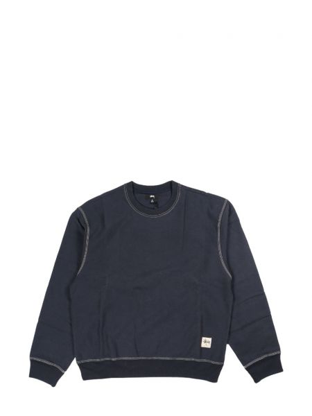 Bomuld sweatshirt Stüssy blå