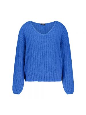 Niebieski sweter z alpaki Riani