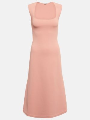 Μίντι φόρεμα Stella Mccartney ροζ