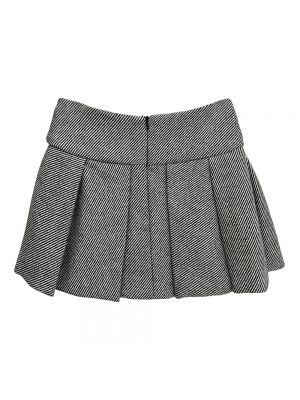 Mini falda Patou gris