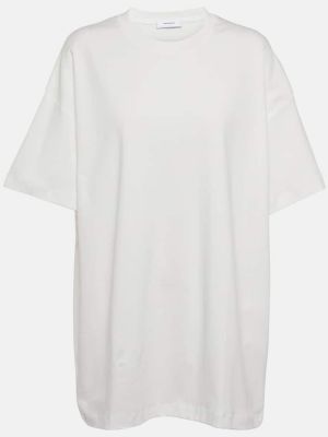 T-shirt di cotone in jersey oversize Wardrobe.nyc bianco