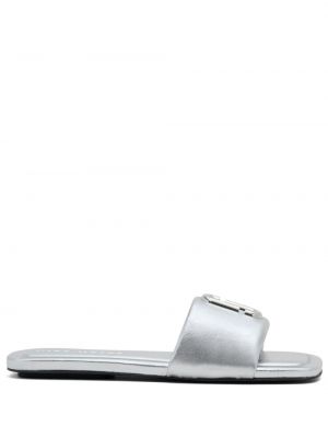 Sandály Marc Jacobs stříbrné