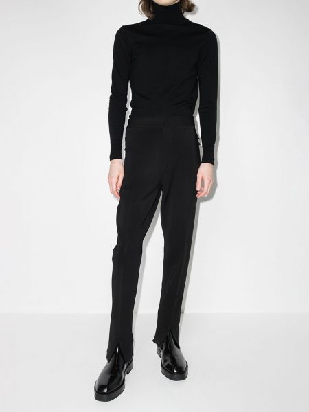Skinny fit bikses ar rāvējslēdzēju Givenchy melns